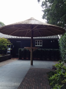 Rieten parasol 4 meter