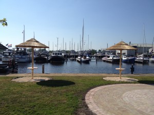 Rieten parasol - project Terherne jachthaven 22
