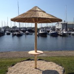 Rieten parasol - project Terherne jachthaven 44