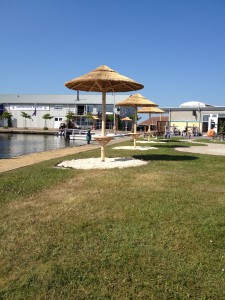 Rieten parasol - project Terherne jachthaven 9