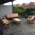 houtcreatief loungeset, tuinset, tafel, stoel, bank