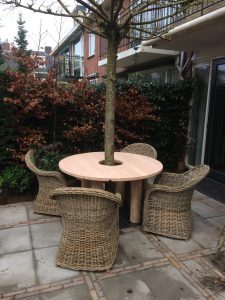 houtcreatief boomtafel