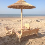 rieten parasol strand zandvoort