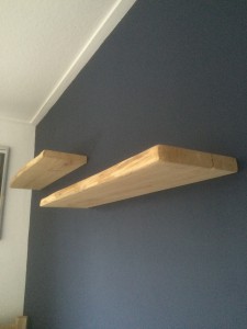 eikenhouten schappen