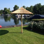 rieten parasol 220 cm