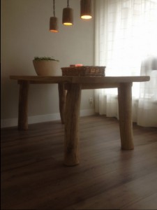 eiken eetkamertafel, landelijke meubels