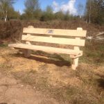 houtcreatief eikenhouten tuinbank