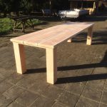 houtcreatief tuintafel, grote tafel