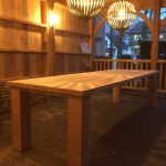houtcreatief tuintafel, grote tafel