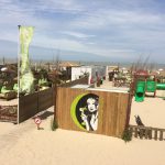 rieten parasols vierkant belgië strand