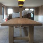 grote eikenhouten tafel